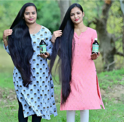 Neelambari Hair Oil With Herbal Shampoo Combo Pack 250 ML - Sri Neelambari Adivasi Hair Oil