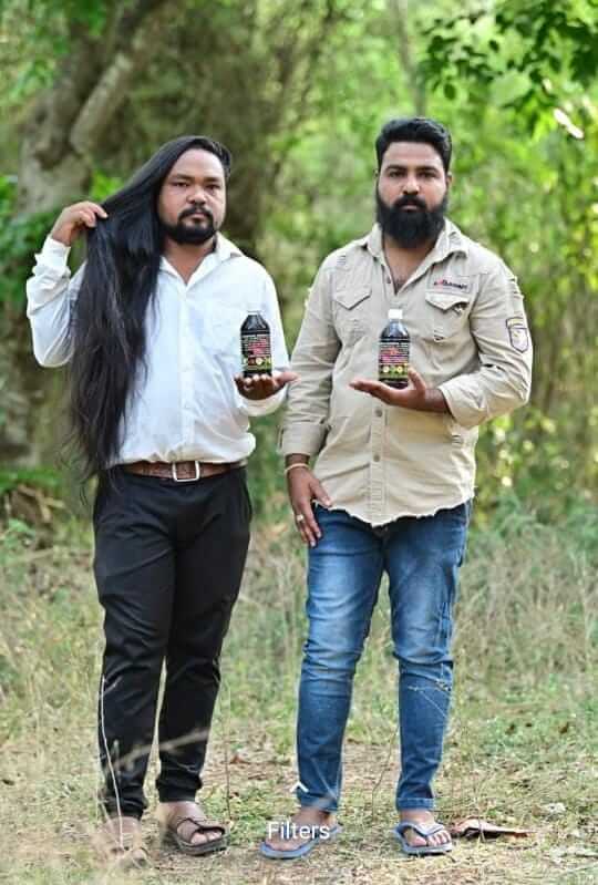 Neelambari Hair Oil With Herbal Shampoo Combo Pack 500 ML - Sri Neelambari Adivasi Hair Oil